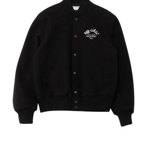 Off-White Black Varsity Jacket